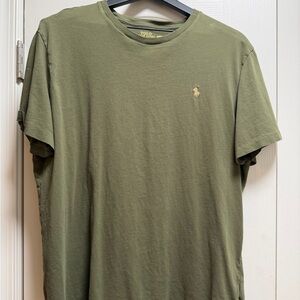 Polo Ralph Lauren Classic-Fit Jersey Crew Neck T-Shirt XL (Olive Green)